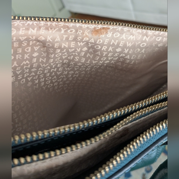 Kate Spade Green Leather Tote Bag - Picture 4 of 9